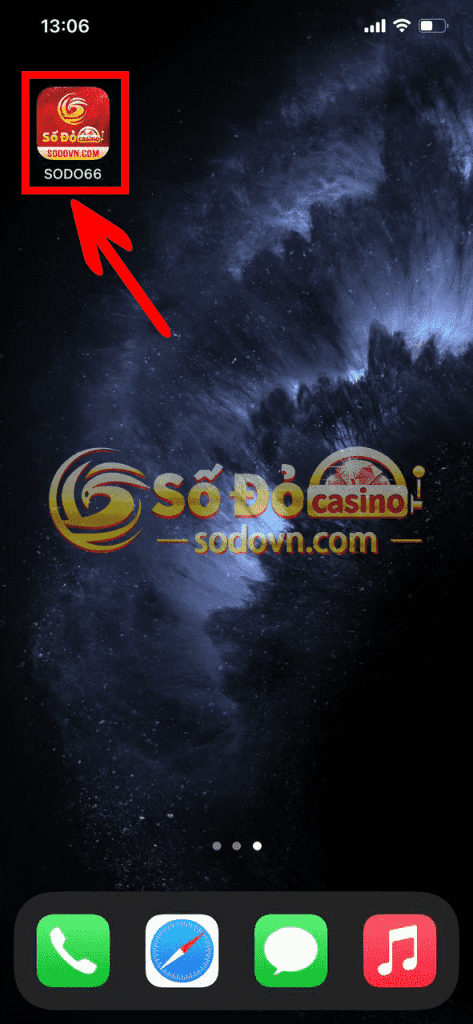 logo sodo sau khi tải app thành công