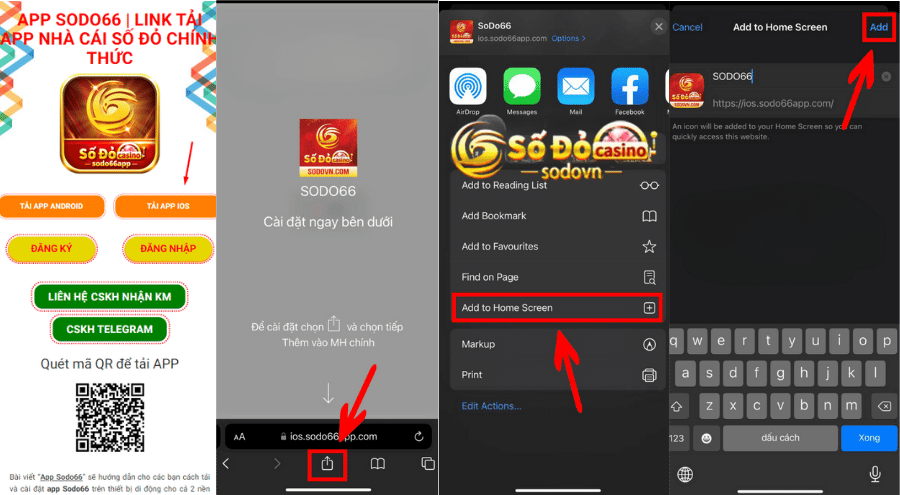tai app sodo trên hệ điều hành ios
