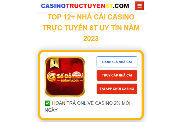 tự hào đứng top 1 nhà cái casinno trục tuyến uy tín